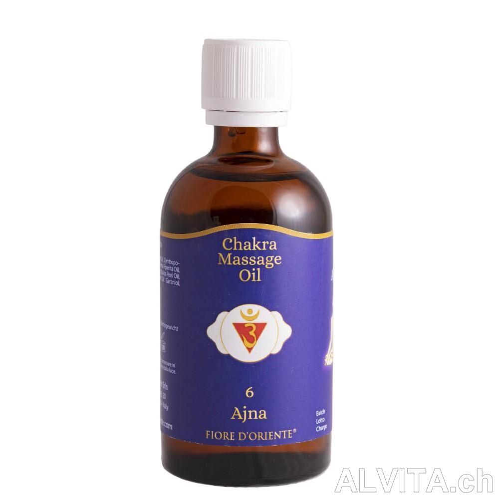 Stirn-Chakra Massage Öl 100 ml (Ajna)