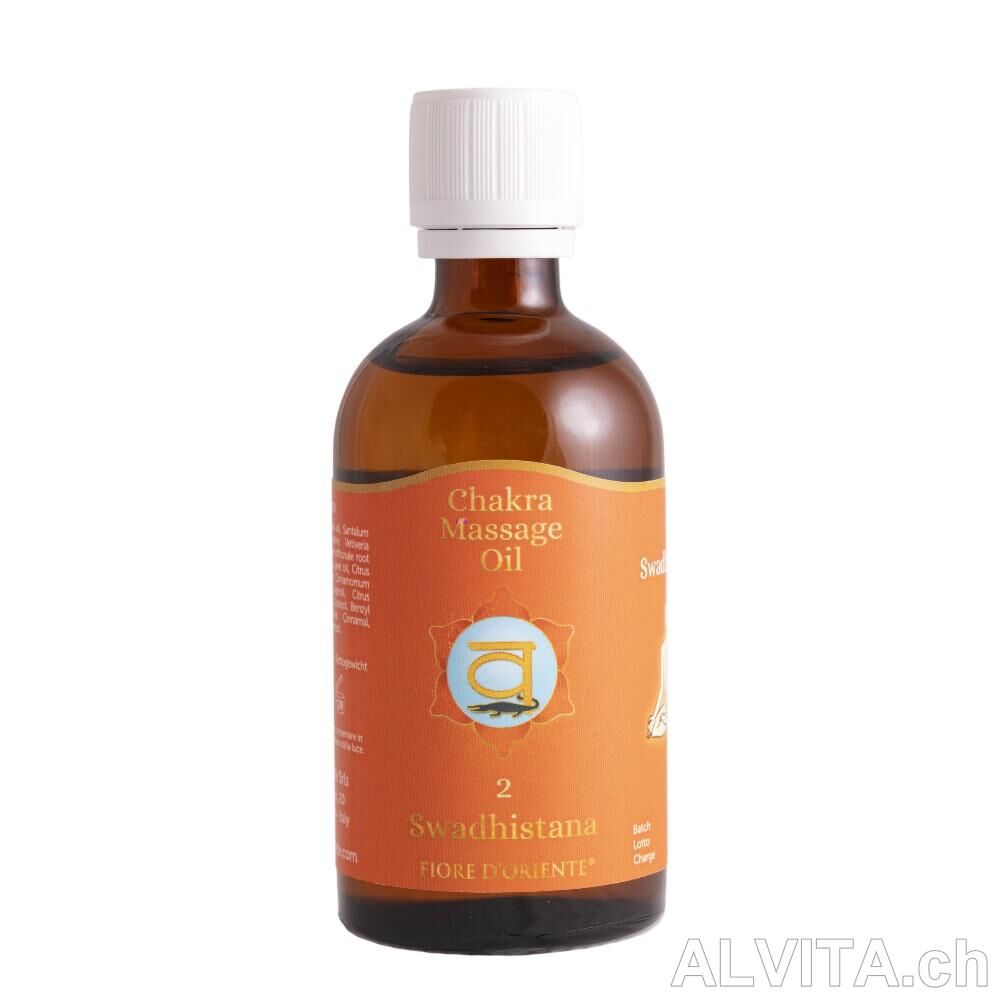 Sakral-Chakra Massage Öl 100 ml (Swadhistana)