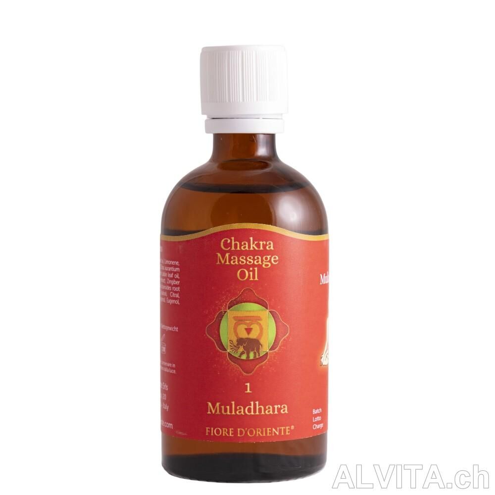 Wurzel-Chakra Massage Öl 100 ml (Muladhara)