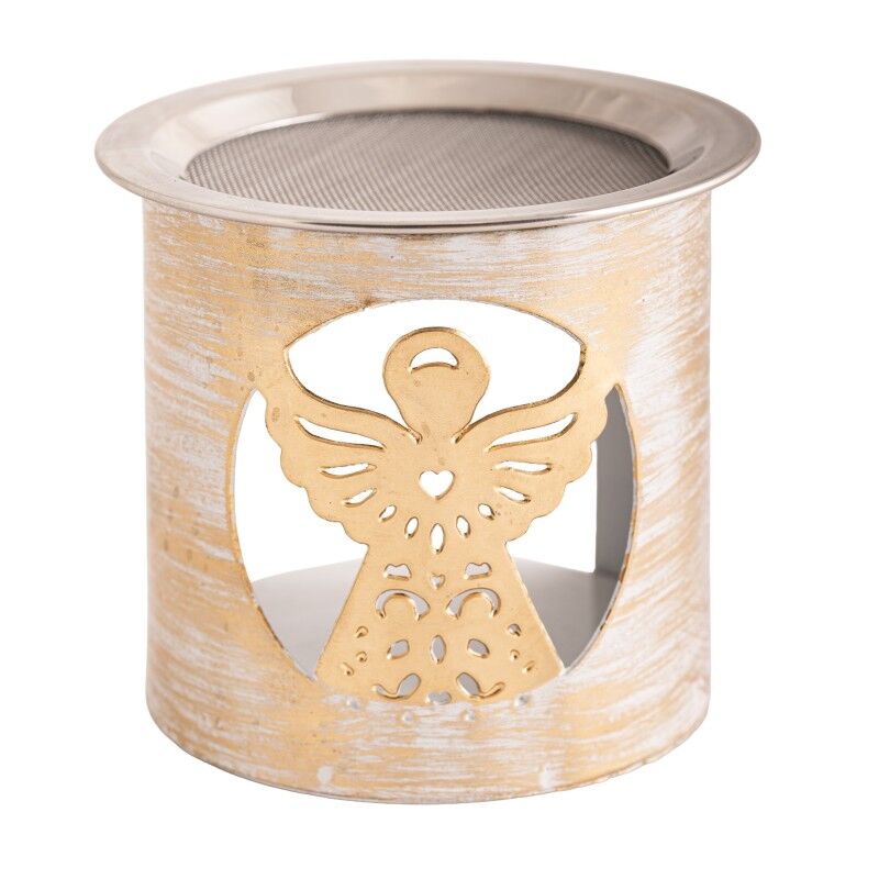 Siebgefäss Engel – gold-weiss Siebgefäss Engel – gold-weiss