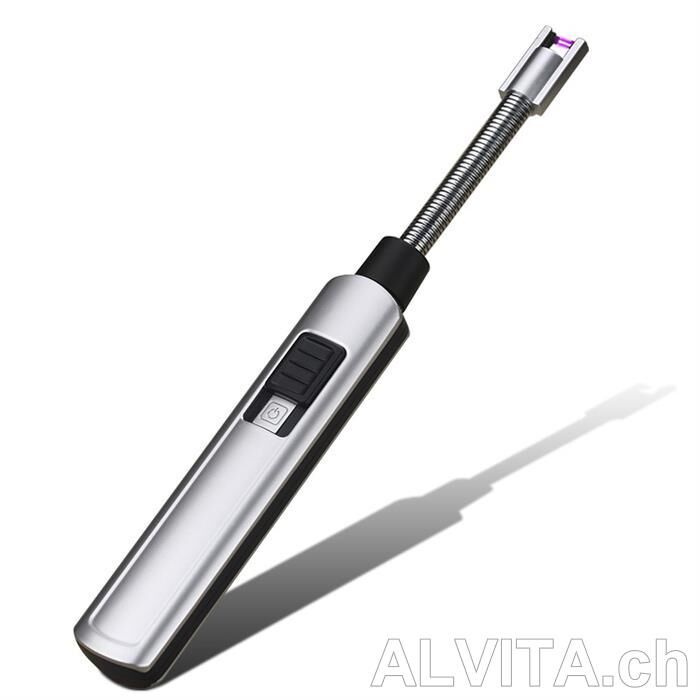 lichtbogen-usb Lichtbogen USB-Stabfeuerzeug Flexi Farbe: Silber in Geschenkbox – Bild 1