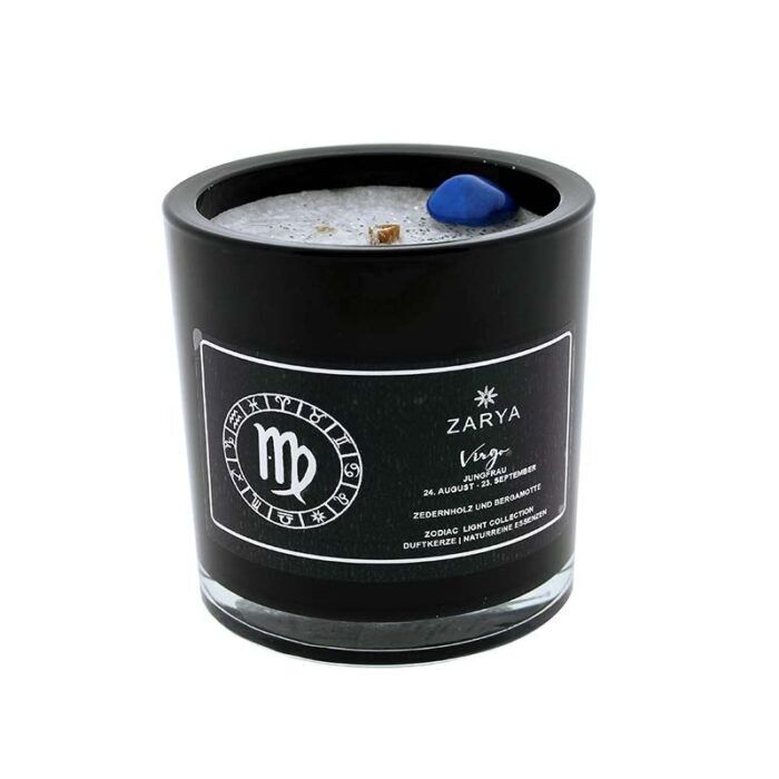 Jungfrau gross Jungfrau Sternzeichenkerze gross – Bild 1