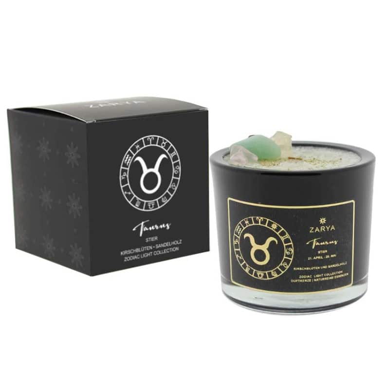 Sternzeichenkerze Stier klein – Bild 1