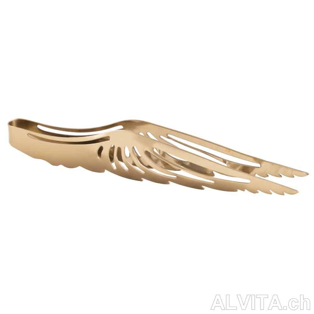 Räucherzange Engelsflügel gold Pince à encens ailes d'ange or