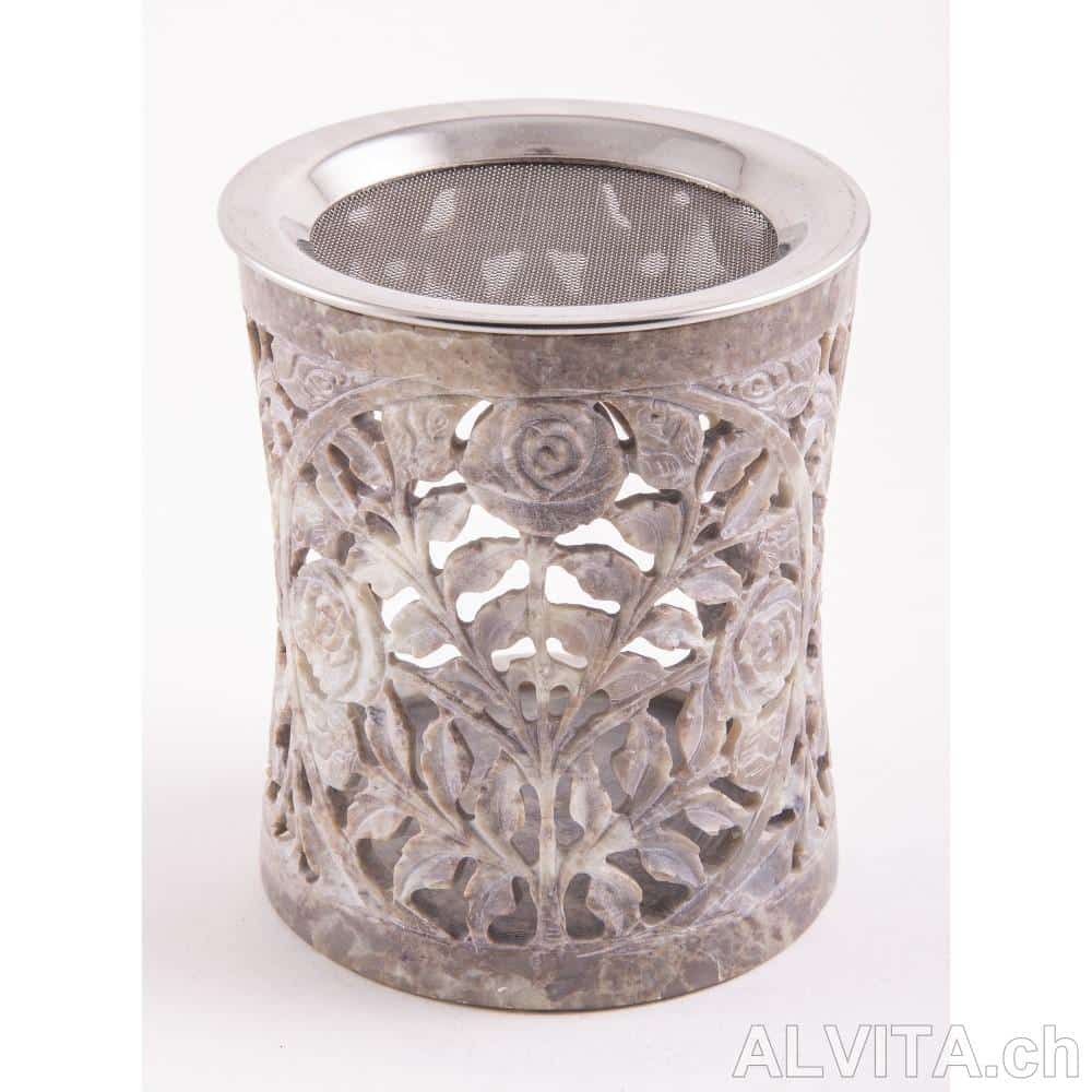 Siebgefäß Tripuri Speckstein Siebgefäß Tripuri Speckstein