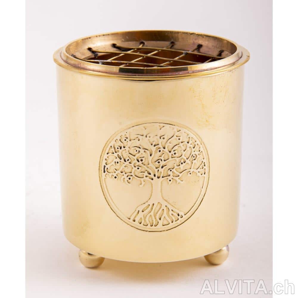 Netzgefäß Yggdrasil Messing