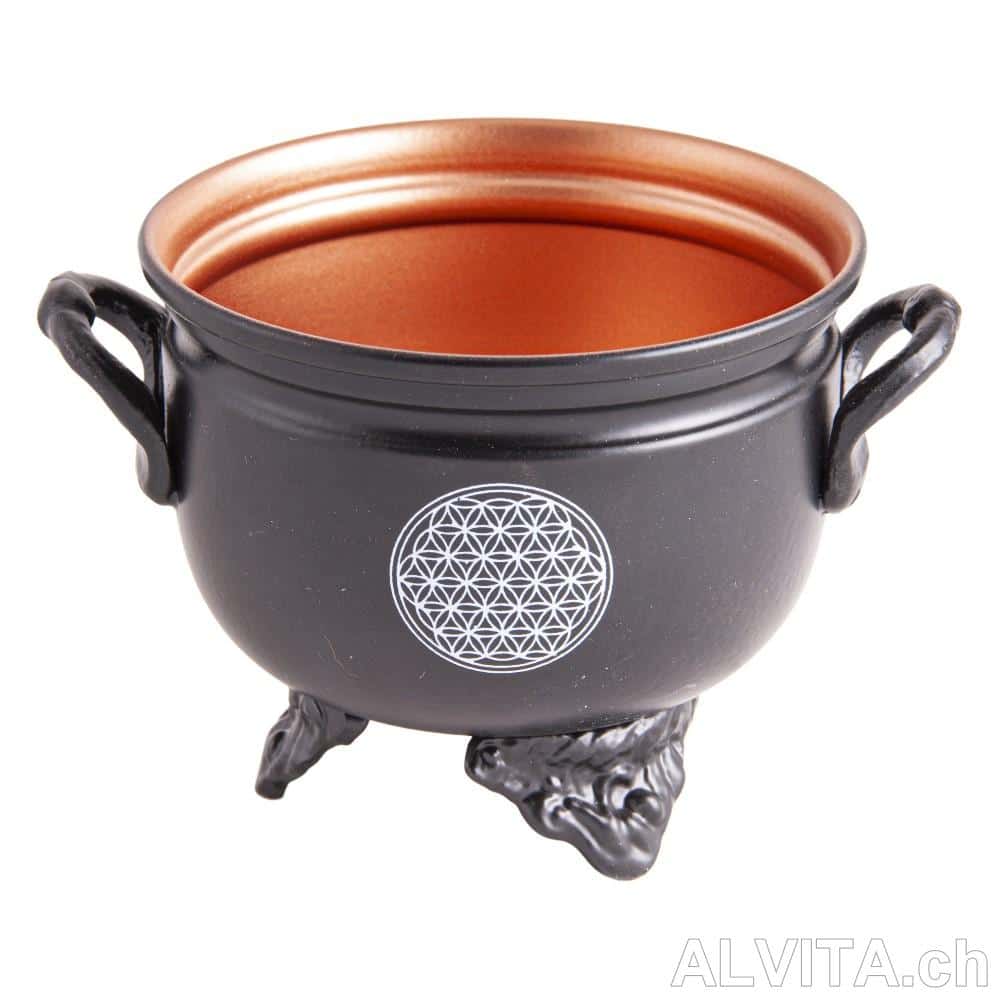 Räuchergefäß Caldron Blume des Lebens