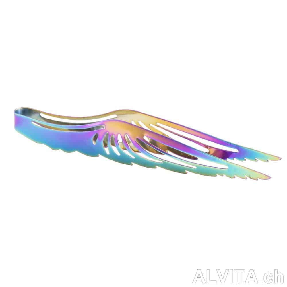 Räucherzange Engelsflügel bunt