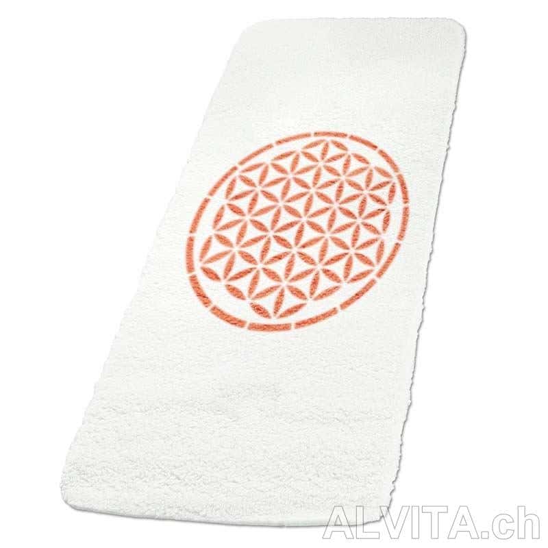 Yogamatte Schurwolle, Lebensblume gefüllt – Bild 1