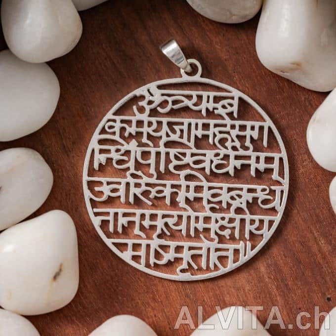 Mahamrityunjay Mantra Anhänger – Bild 1
