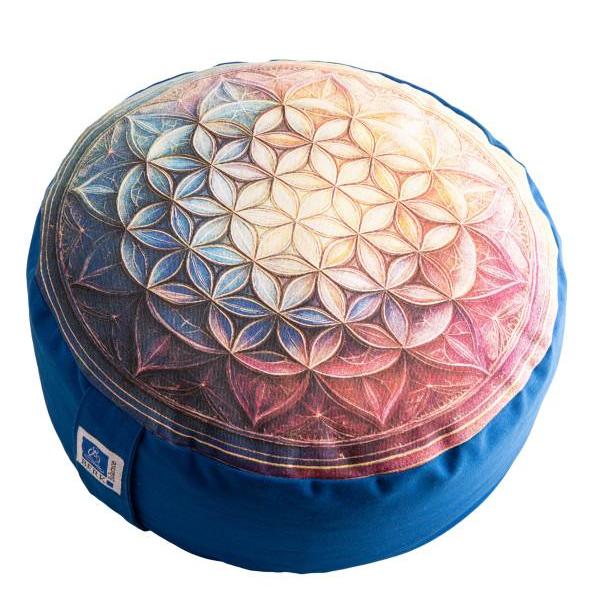 Meditationskissen Blume des Lebens