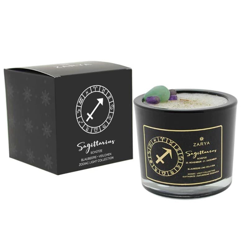 Sternzeichenkerze Schütze klein – Bild 1