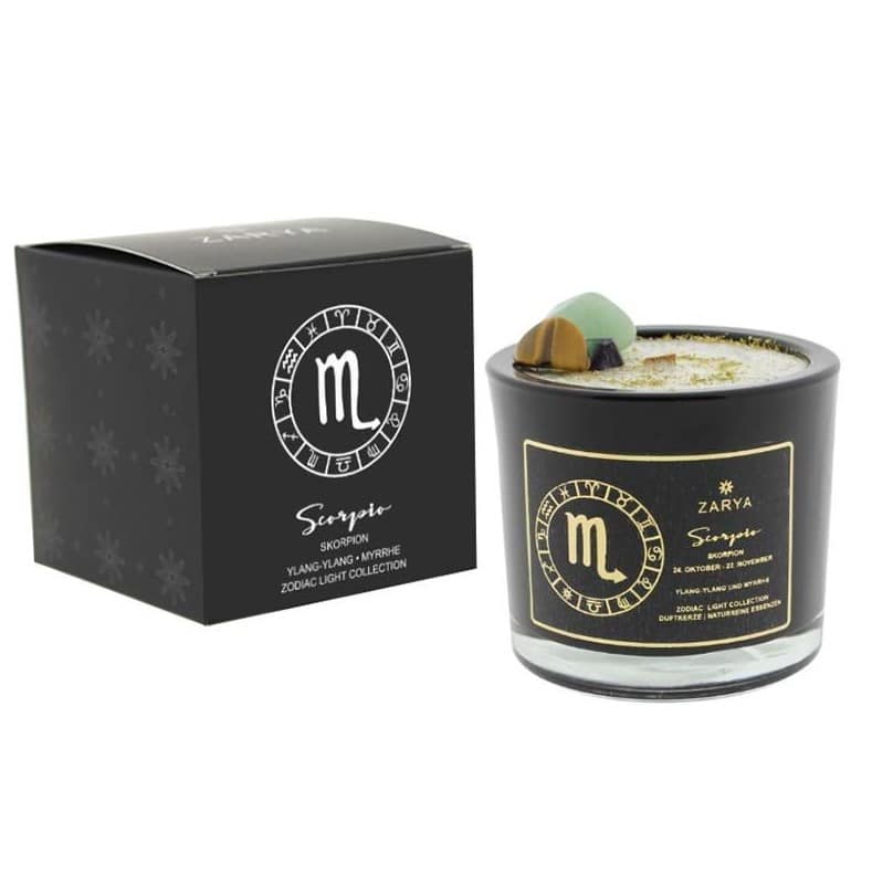 Sternzeichenkerze Skorpion klein – Bild 1