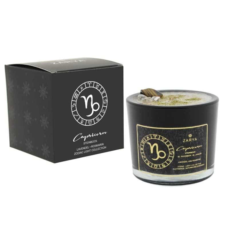 Sternzeichenkerze Steinbock klein – Bild 1