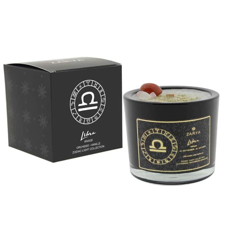 Sternzeichenkerze Waage klein – Bild 1